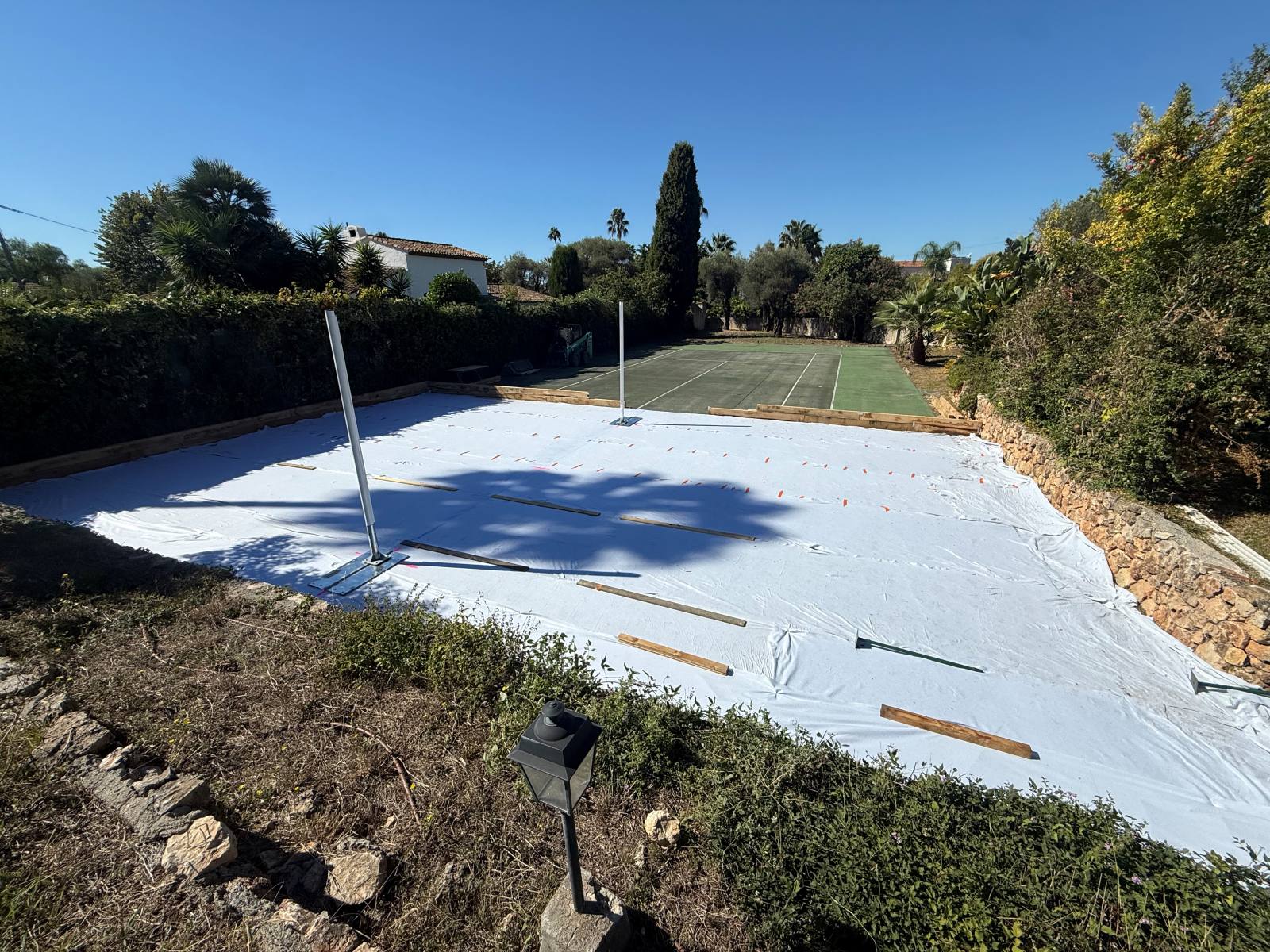 Antibes — Beach-volley & padel — avancement du chantier, photo 2 sur 11