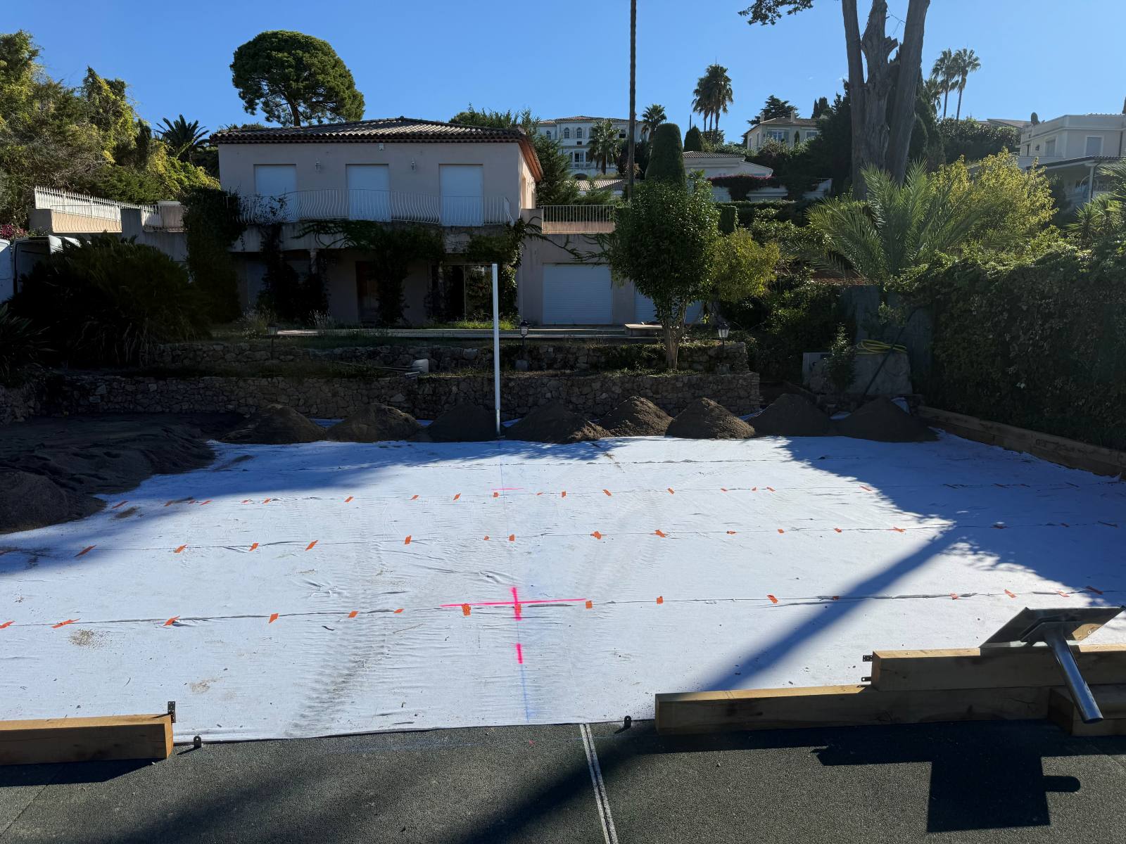 Antibes — Beach-volley & padel — avancement du chantier, photo 5 sur 11