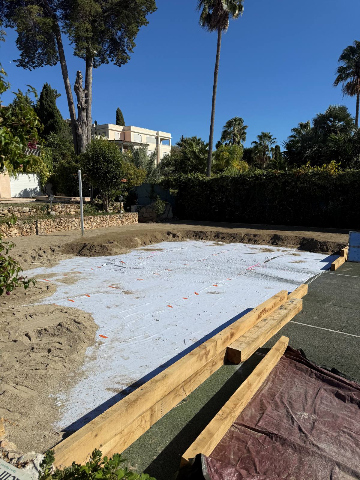 Antibes — Beach-volley & padel — avancement du chantier, photo 6 sur 11