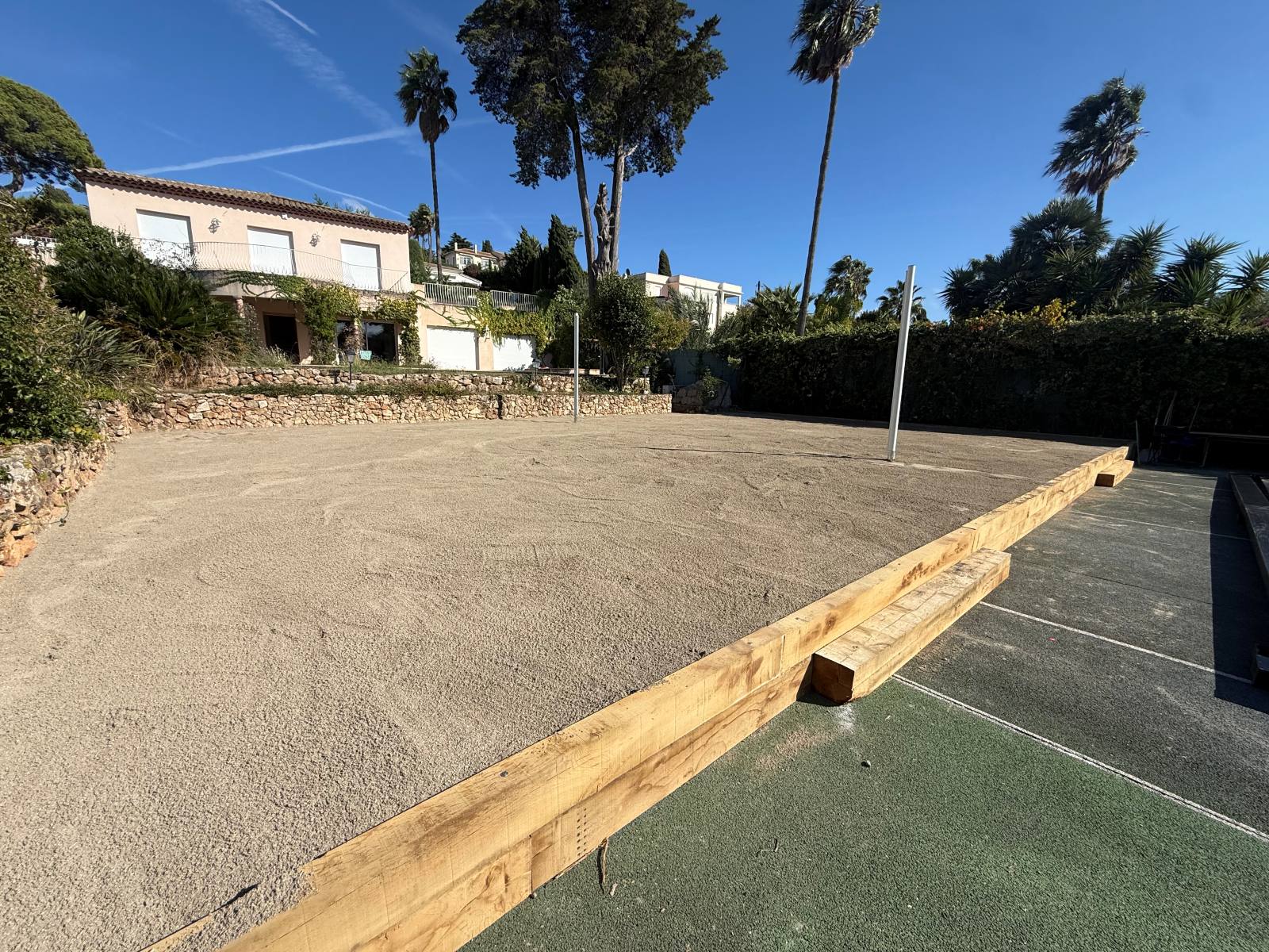 Antibes — Beach-volley & padel — avancement du chantier, photo 7 sur 11