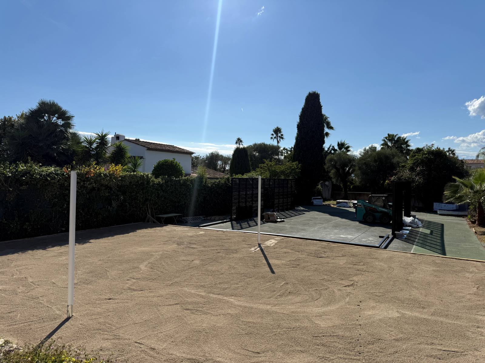 Antibes — Beach-volley & padel — avancement du chantier, photo 8 sur 11