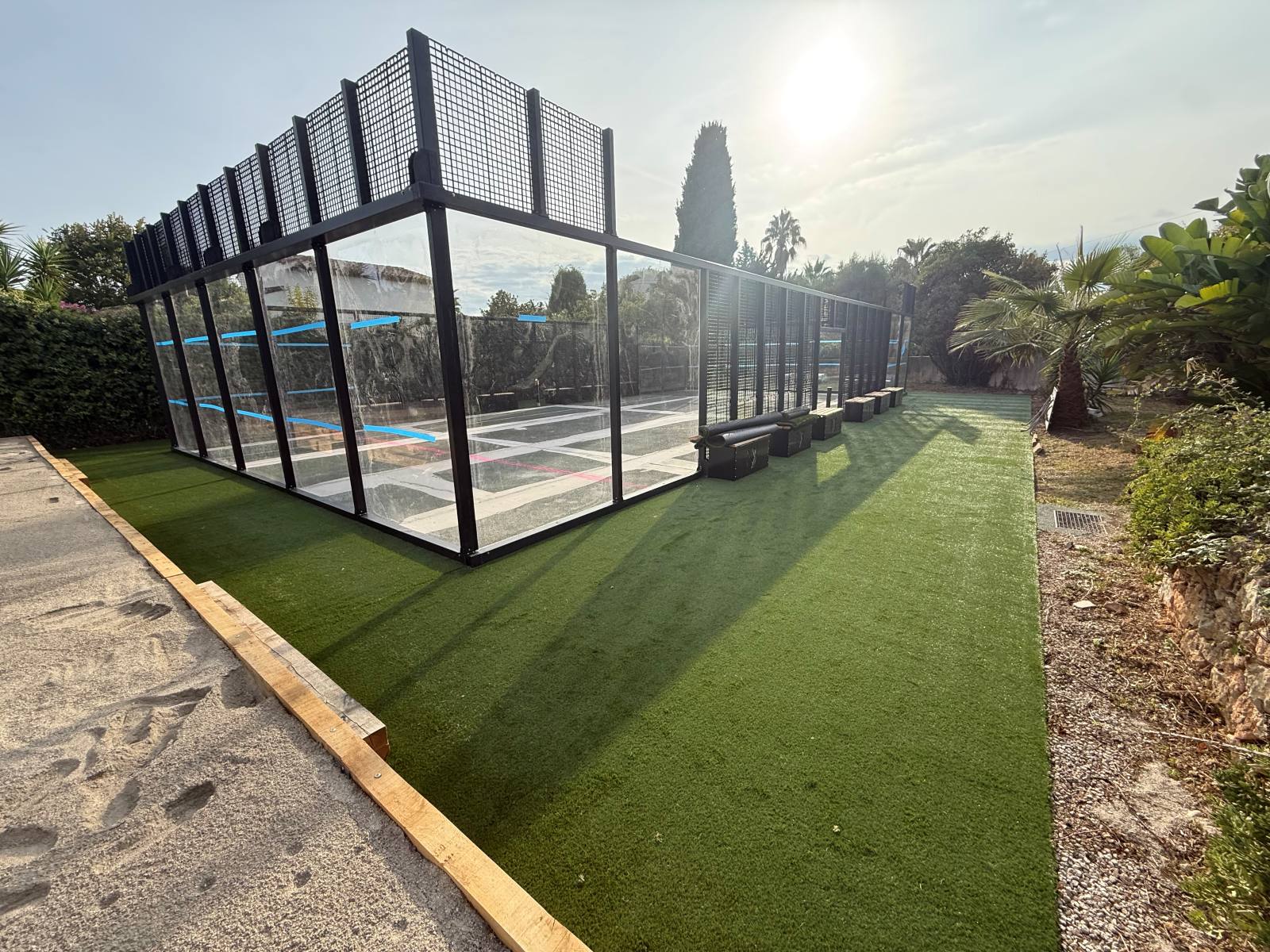 Antibes — Beach-volley & padel — avancement du chantier, photo 11 sur 11
