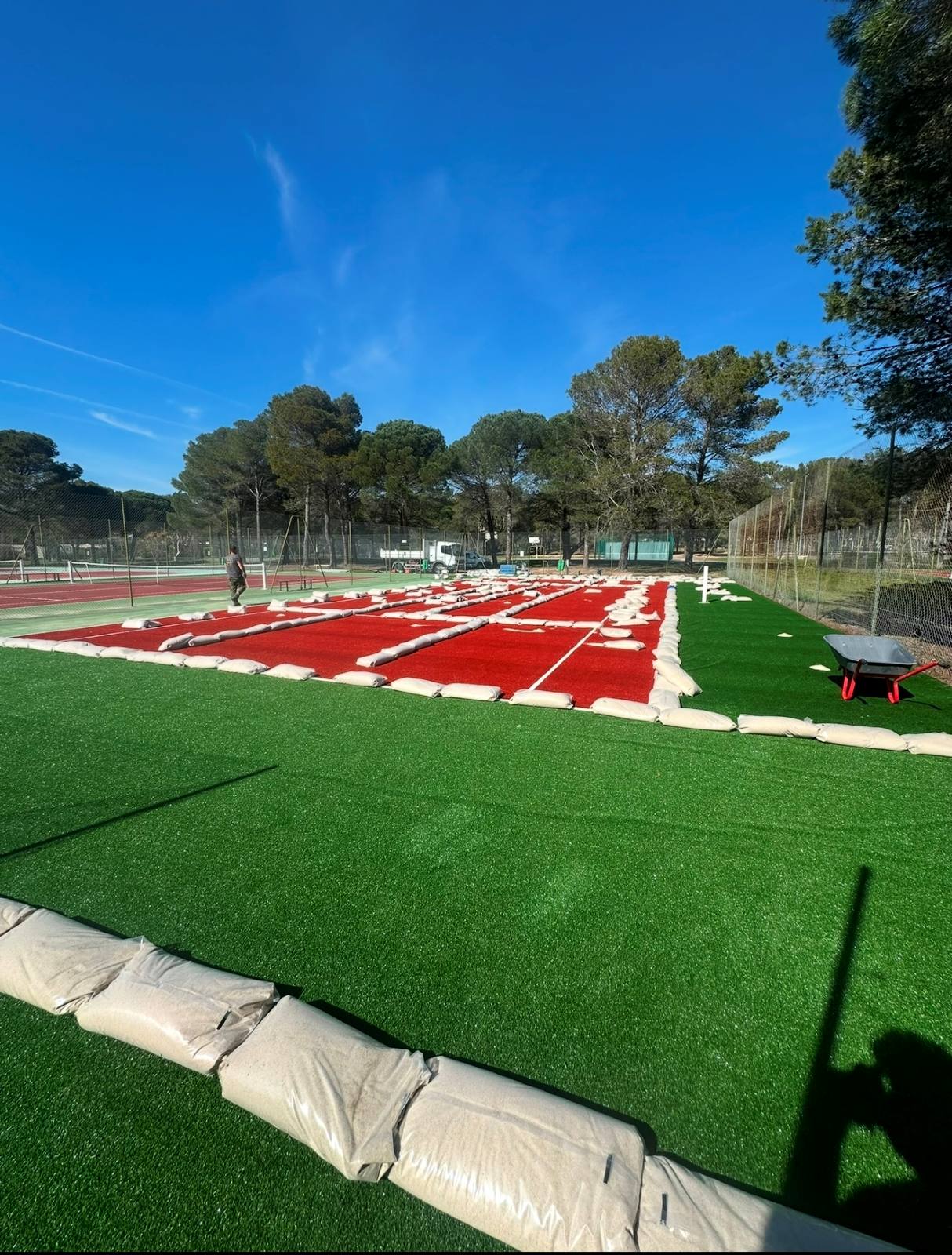 Fitness de plein air — chantier RDJ Presta