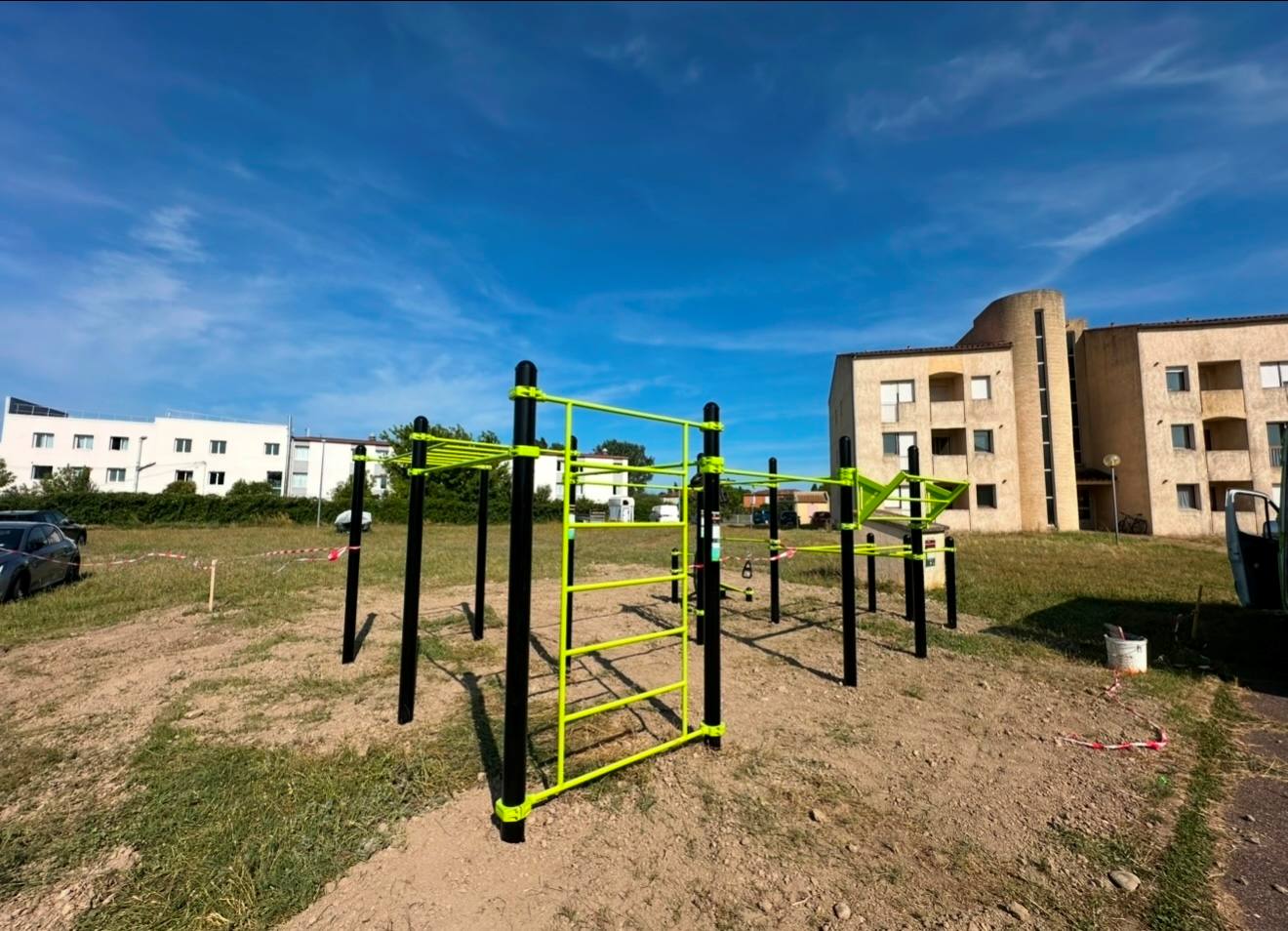 Fitness de plein air — chantier RDJ Presta