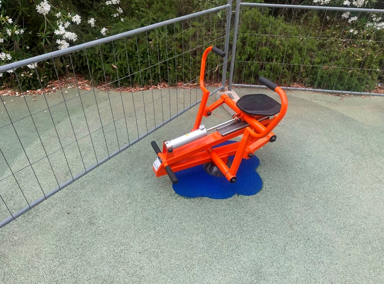 Fitness de plein air — chantier RDJ Presta