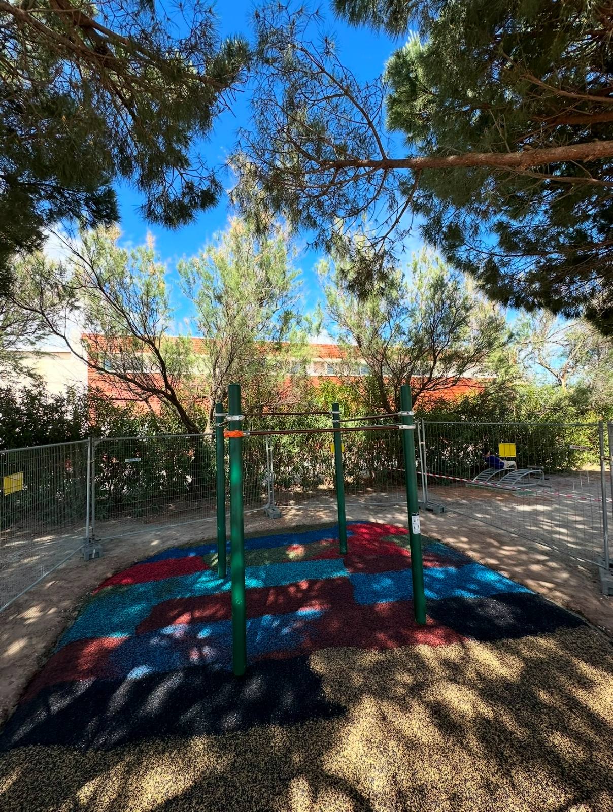 Fitness de plein air — chantier RDJ Presta