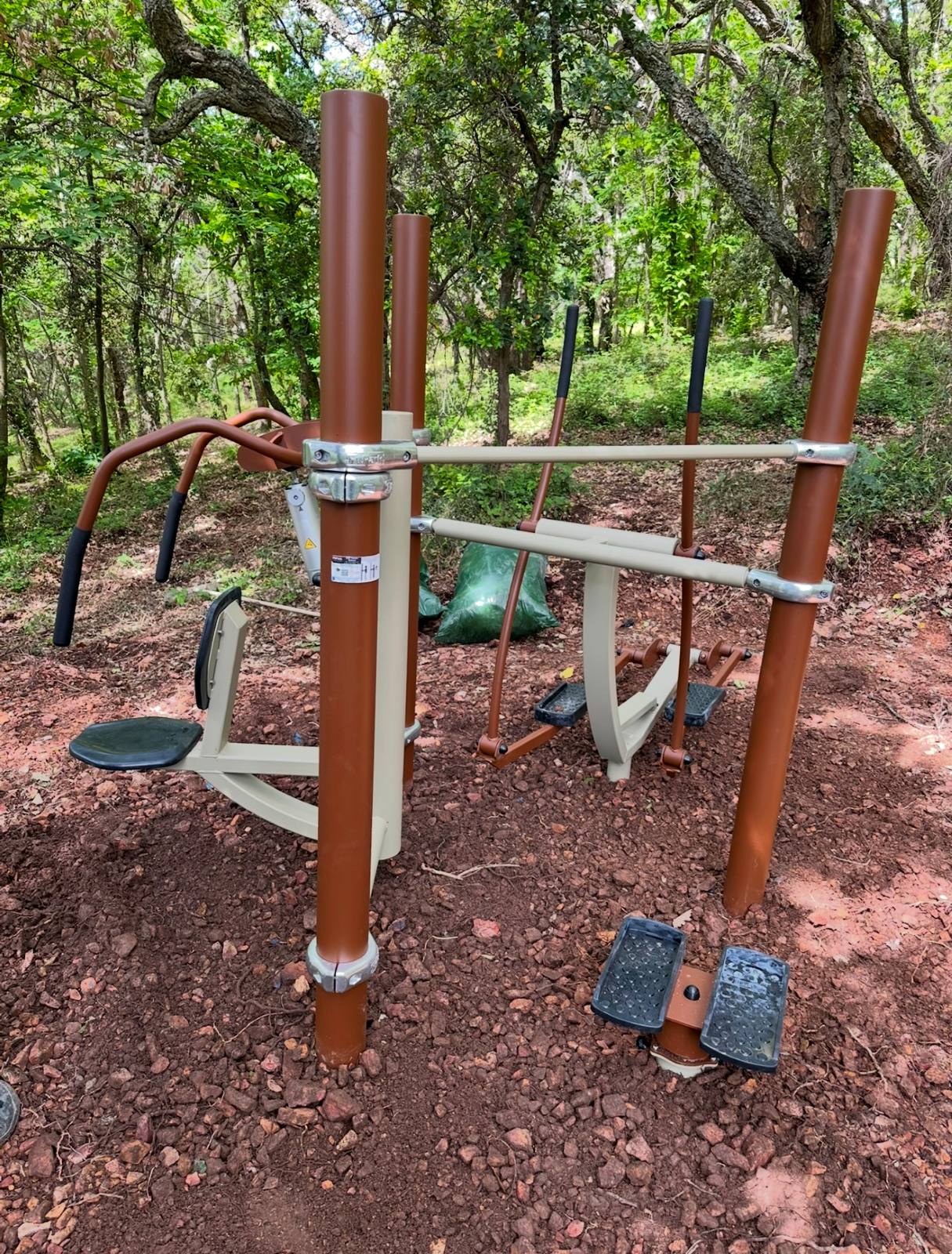Fitness de plein air — chantier RDJ Presta