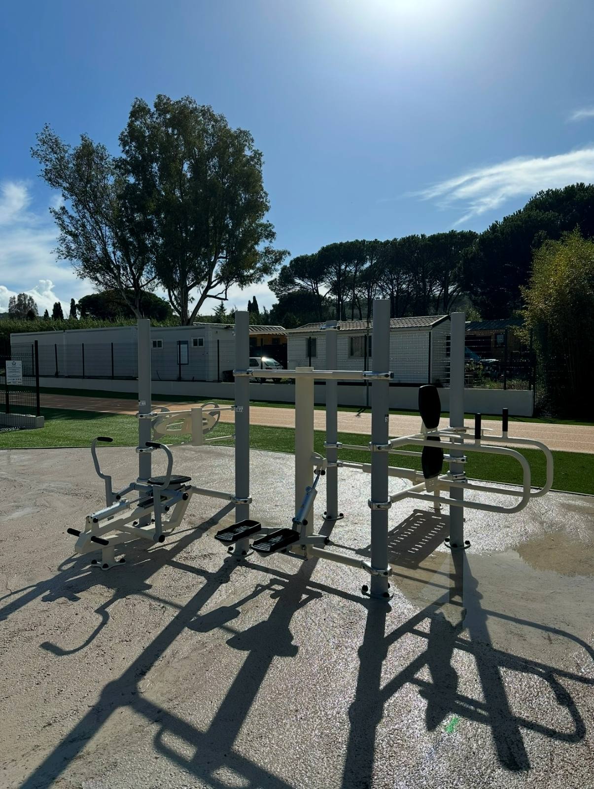Fitness de plein air — chantier RDJ Presta