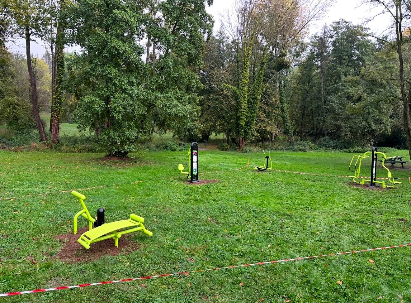 Fitness de plein air — chantier RDJ Presta