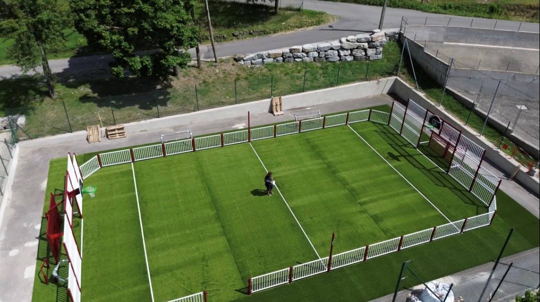 Fitness de plein air — chantier RDJ Presta