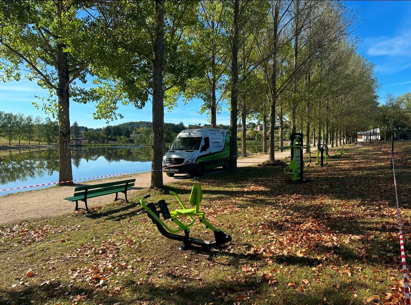 Fitness de plein air — chantier RDJ Presta