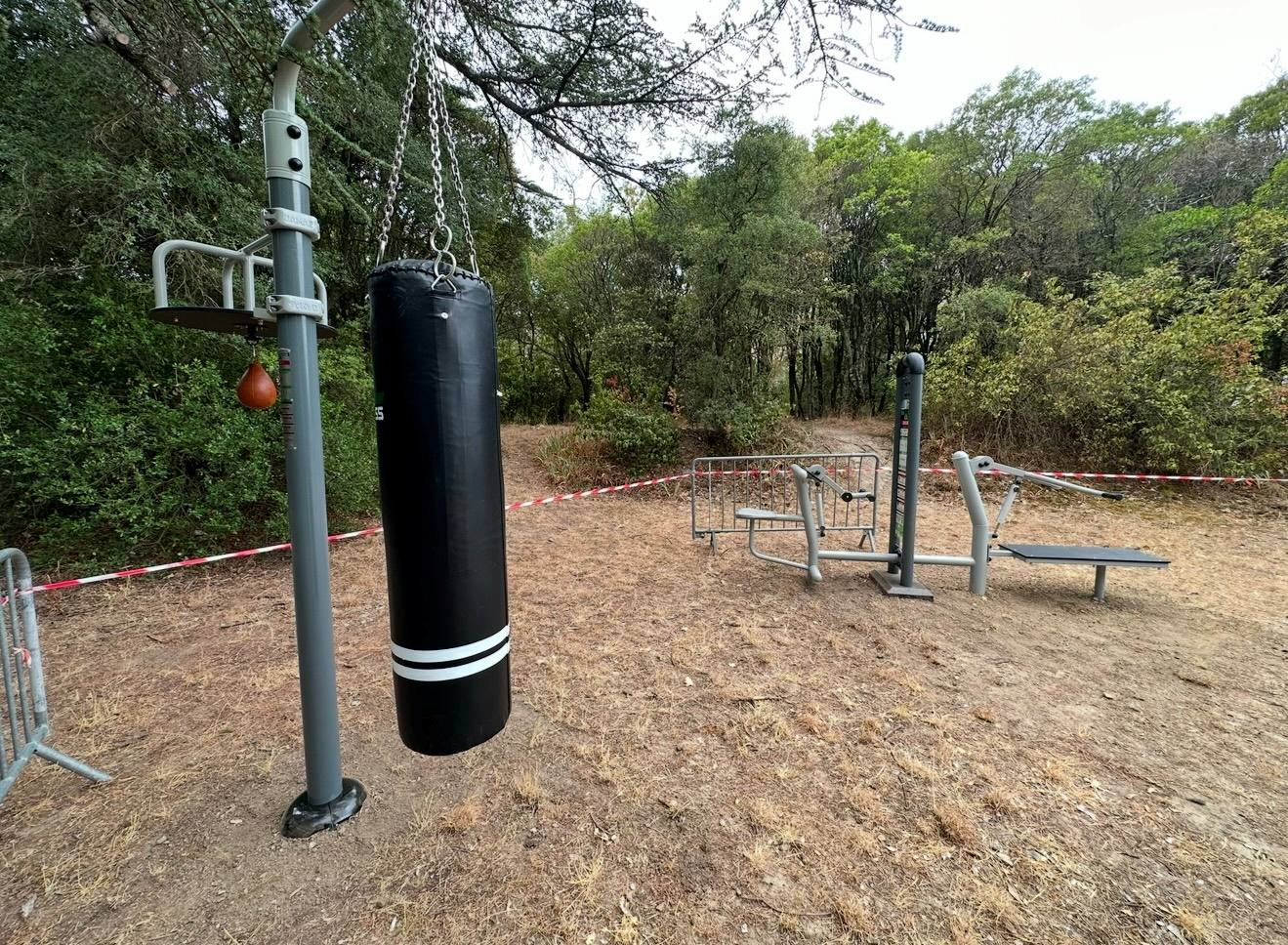 Fitness de plein air — chantier RDJ Presta