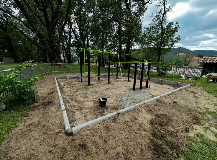 Fitness de plein air — chantier RDJ Presta