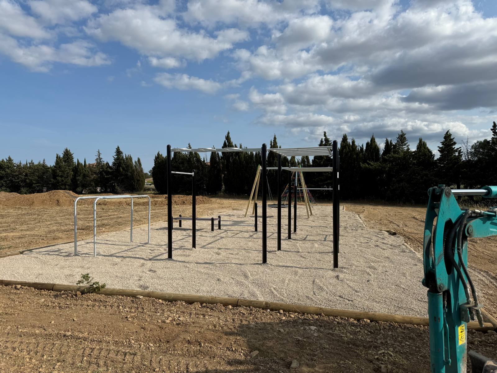 Fitness de plein air — chantier RDJ Presta
