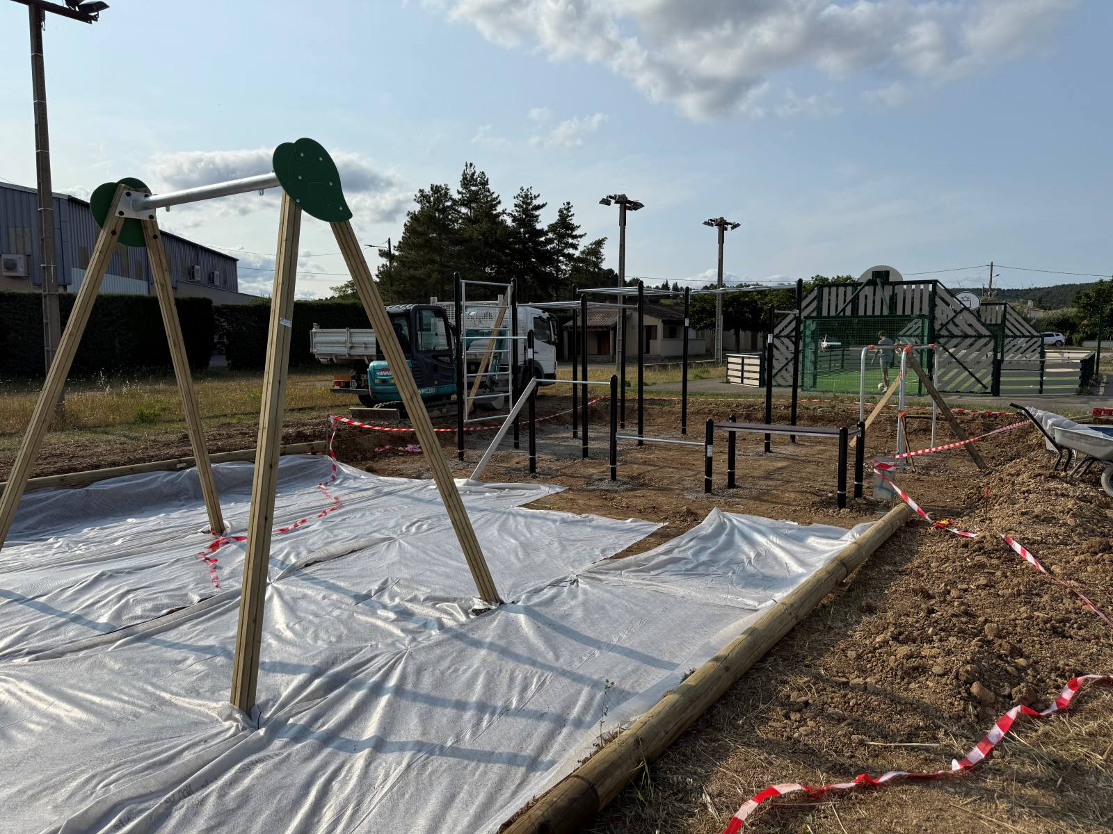 Roubia — avancement du chantier, photo 2 sur 3