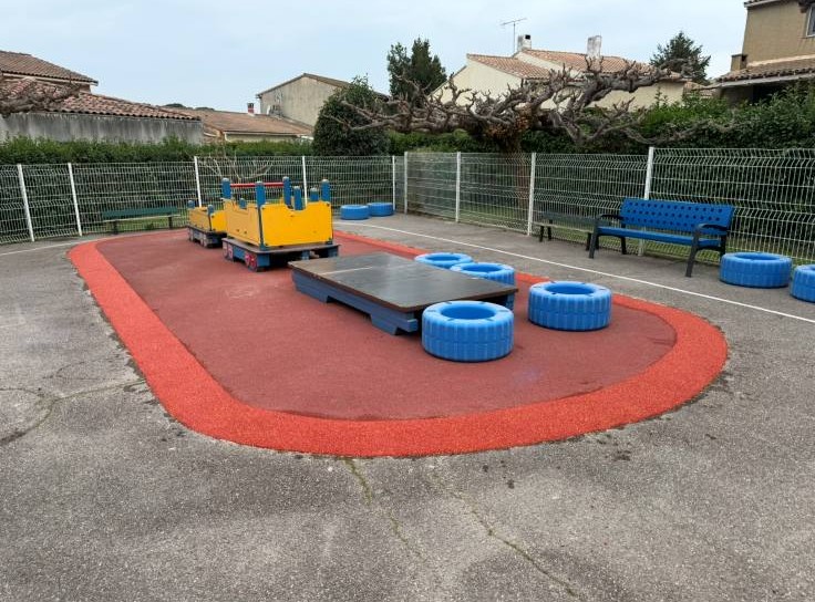 Sols amortissants — chantier RDJ Presta
