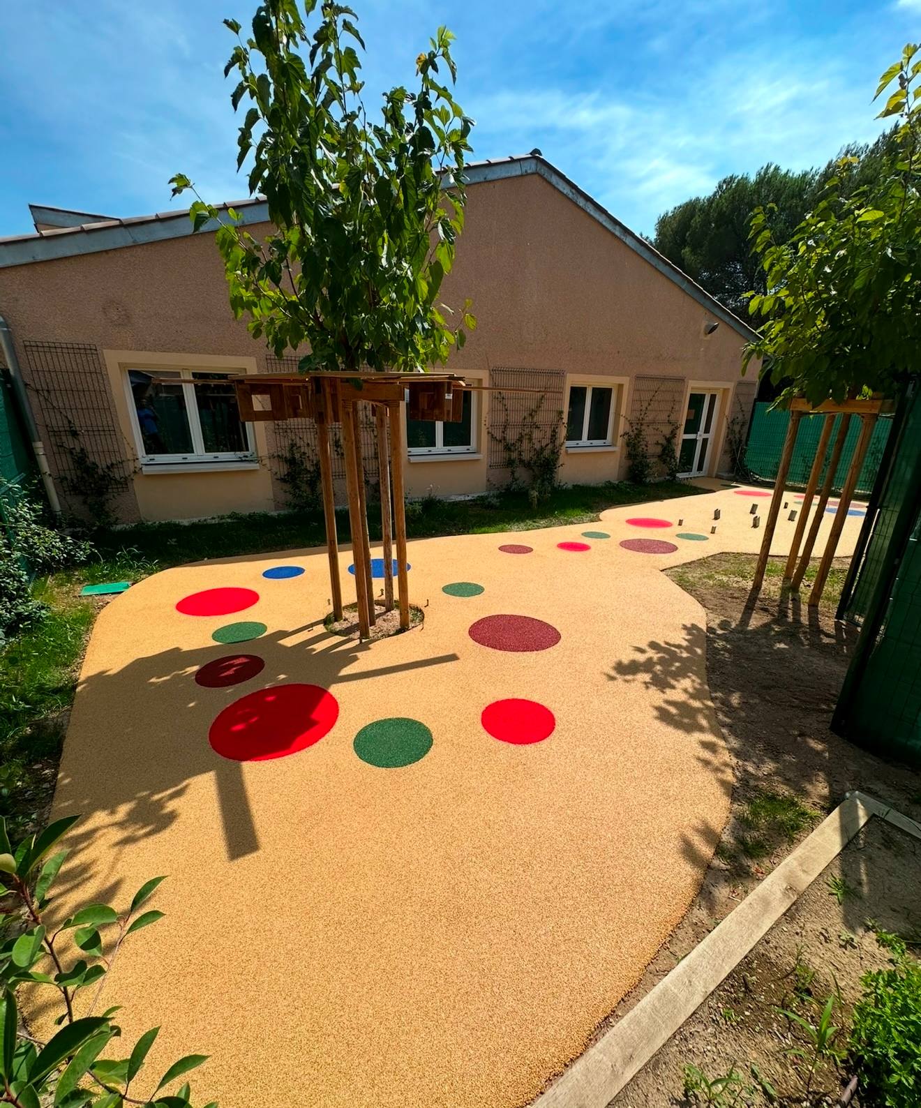 Sols amortissants — chantier RDJ Presta