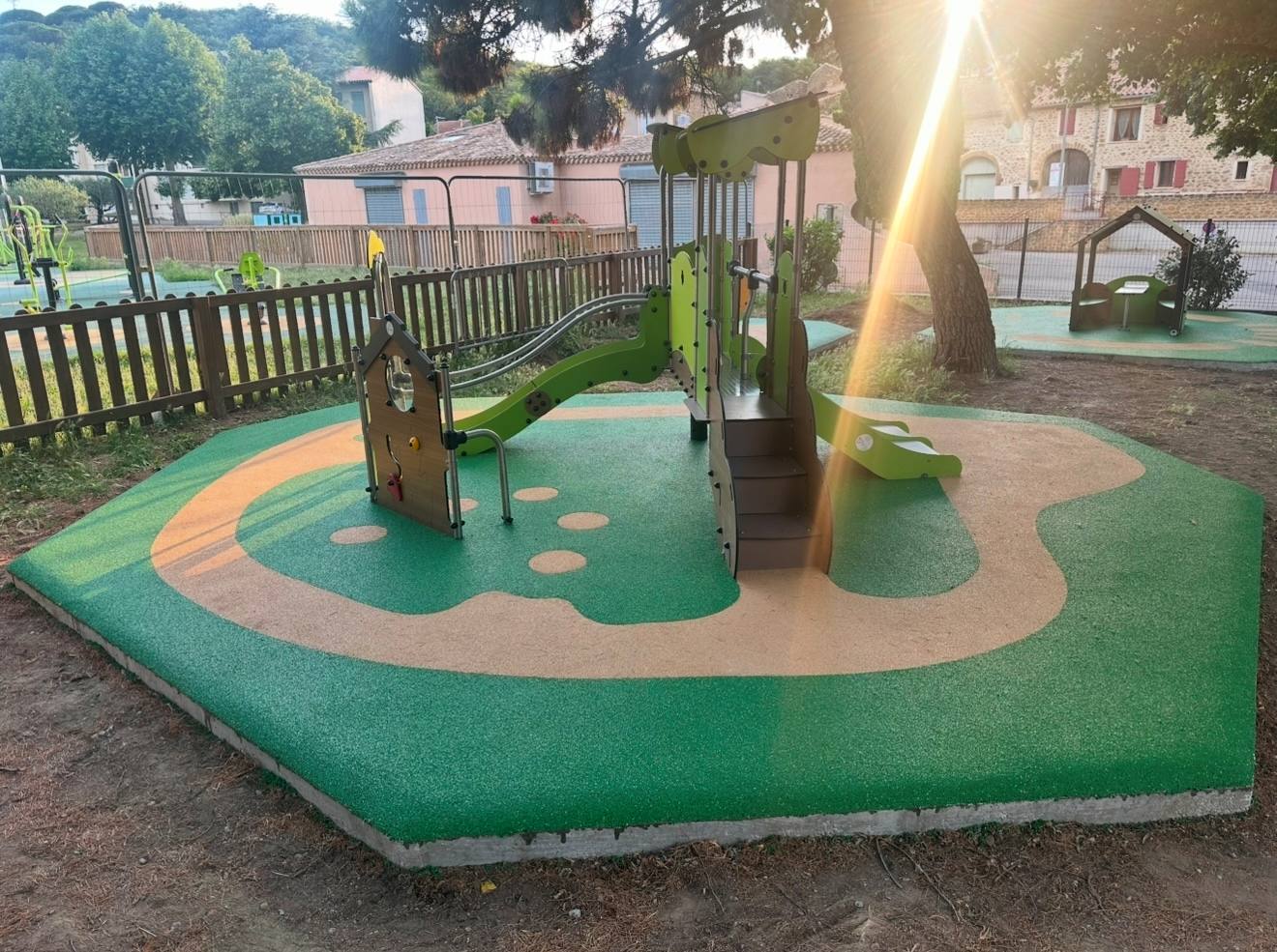 Sols amortissants — chantier RDJ Presta
