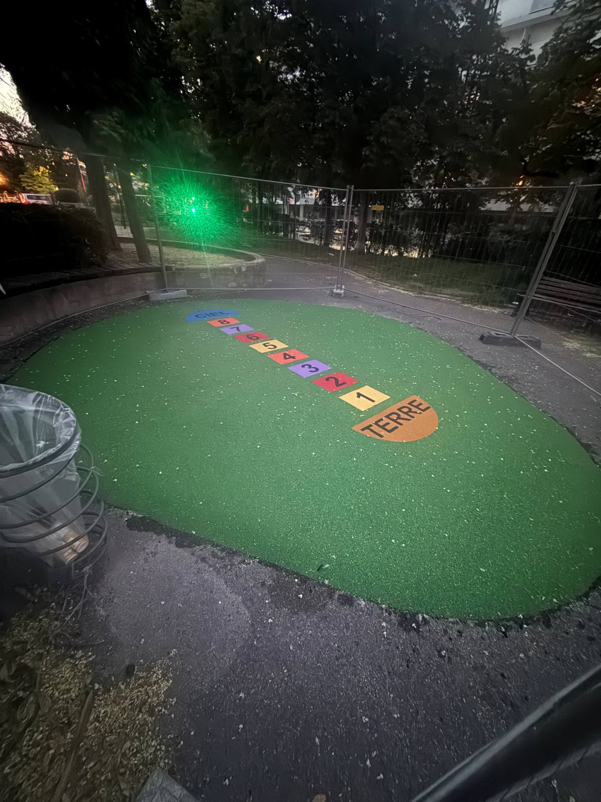 Sols amortissants — chantier RDJ Presta